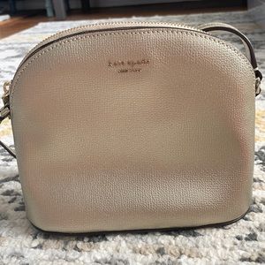 Kate spade small dome gold crossbody bag